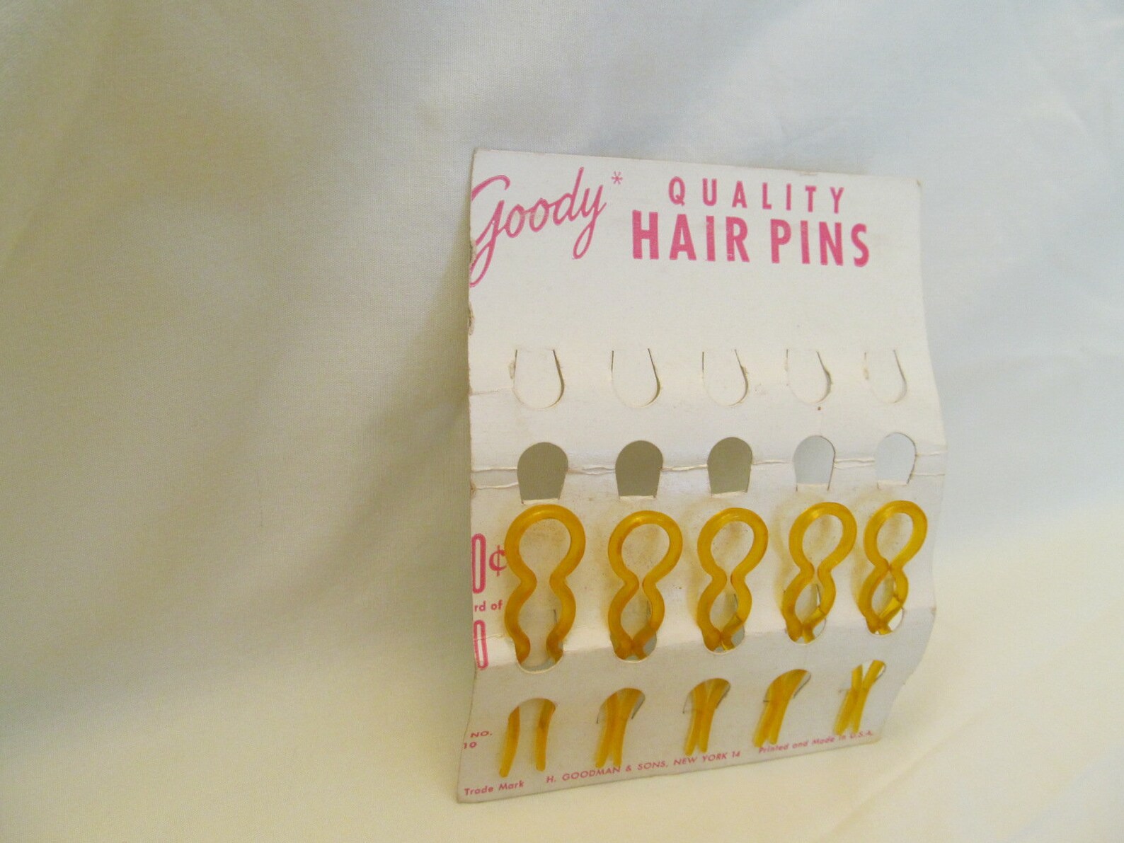 Five Goody Quality Golden Hair Pins Vintage Hair Pins Goody Etsy