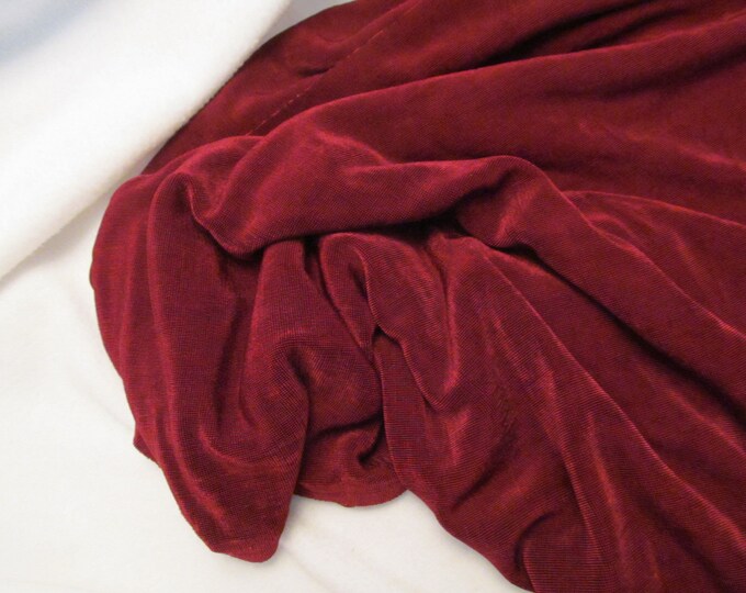 Rich Rust Colored Fabric, Slinky Type Fabric, Great for Doll Clothes ...