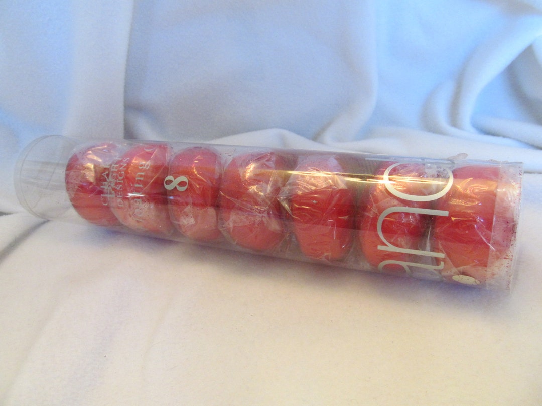 Seven Pieces of Red Glitter Floating Candles Use for Holiday Etsy