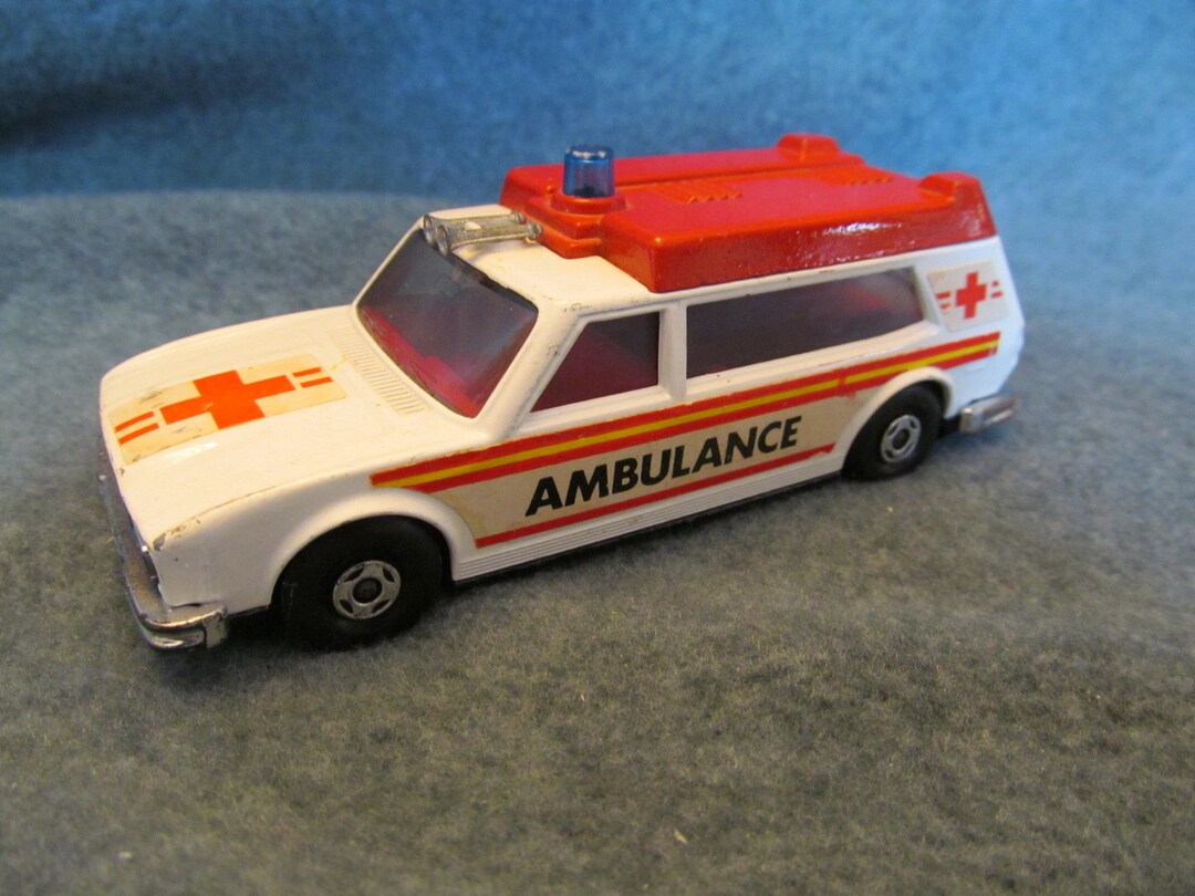 MATCHBOX SPEED KINGS K-49 Ambulance Lesney Products 1974