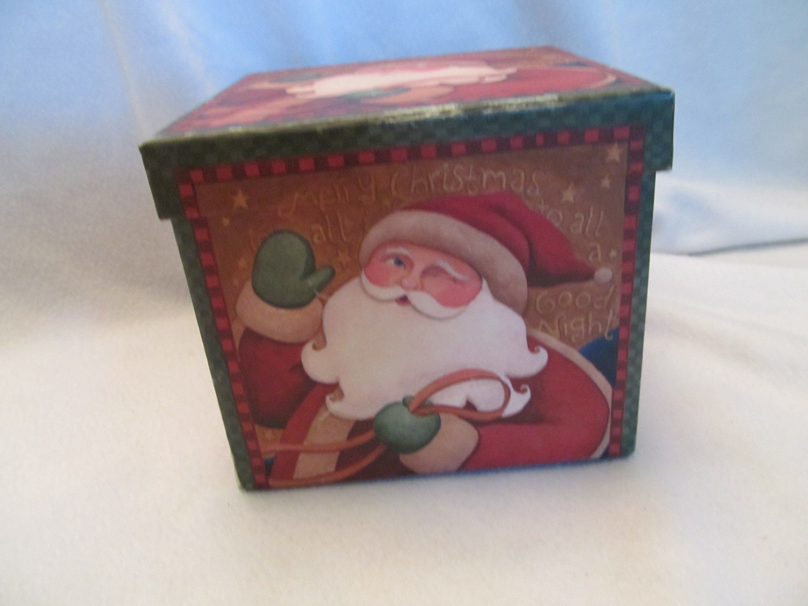 Santa Gift Box, Merry Christmas Santa Gift Box, Cute Santa on