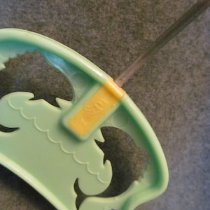 Fishy - Fishy in the Brook.... Vintage Plastic Childs Hanger, Collectible Kids Hanger, Nursery Hanger, Fish Hange , Light Aqua Blue Hanger