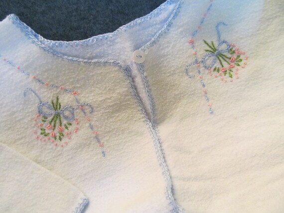 Hand Made Kimono for Baby , Pale Blue Hand Made K… - image 5