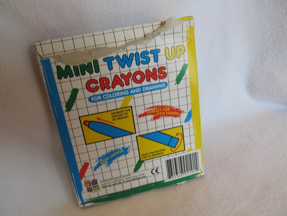 Mini Twist up Crayons , Eight Colors , Never Need Sharpening , in Plastic  Tray and Box , Durable Crayons for Little Fingers, Fun for All 