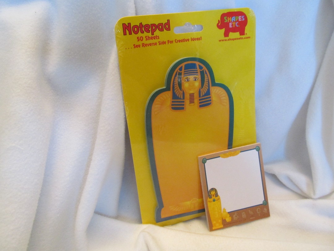 Vintage Egyptian Shaped Note Pads for Fun Cute Note Pads for Etsy