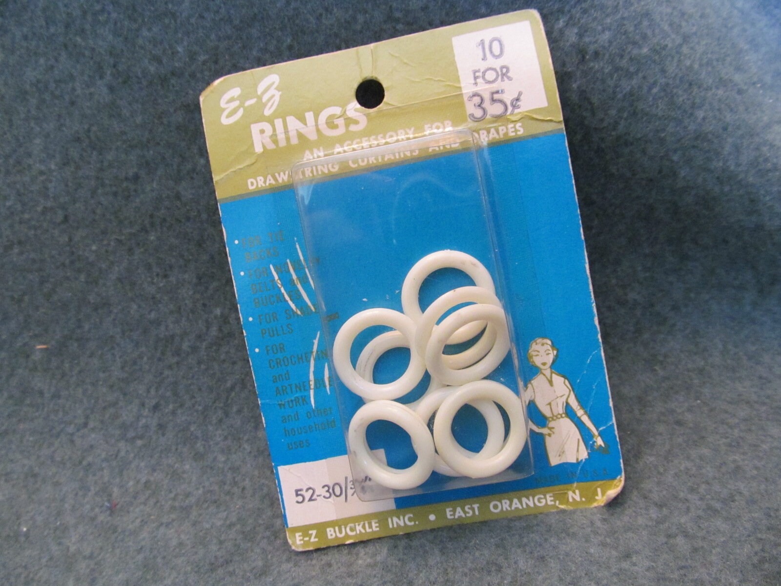 E-Z Rings, 10 E-Z Rings, Sewing Notion, Sewing Room Addition