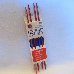 Boye Knitting Needles, Size Three- Seven Inches Long, Set of Four Aluminum Knitting Needles, Nice Size For Mittens, Knitting Needles