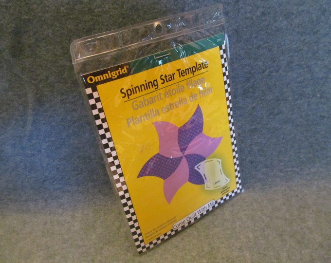 Omnigrid Spinning Star Template, New in an Unopened Package, Great Item