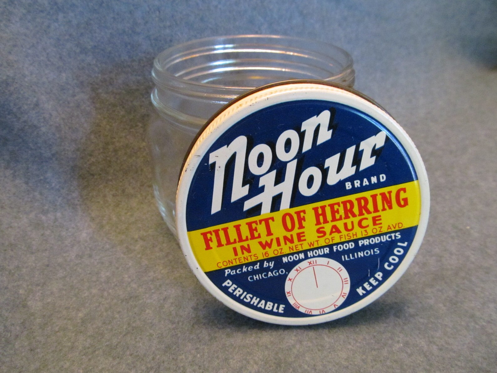 Noon Hour Herring Jar Vintage Herring Jar Collectible Noon Etsy UK