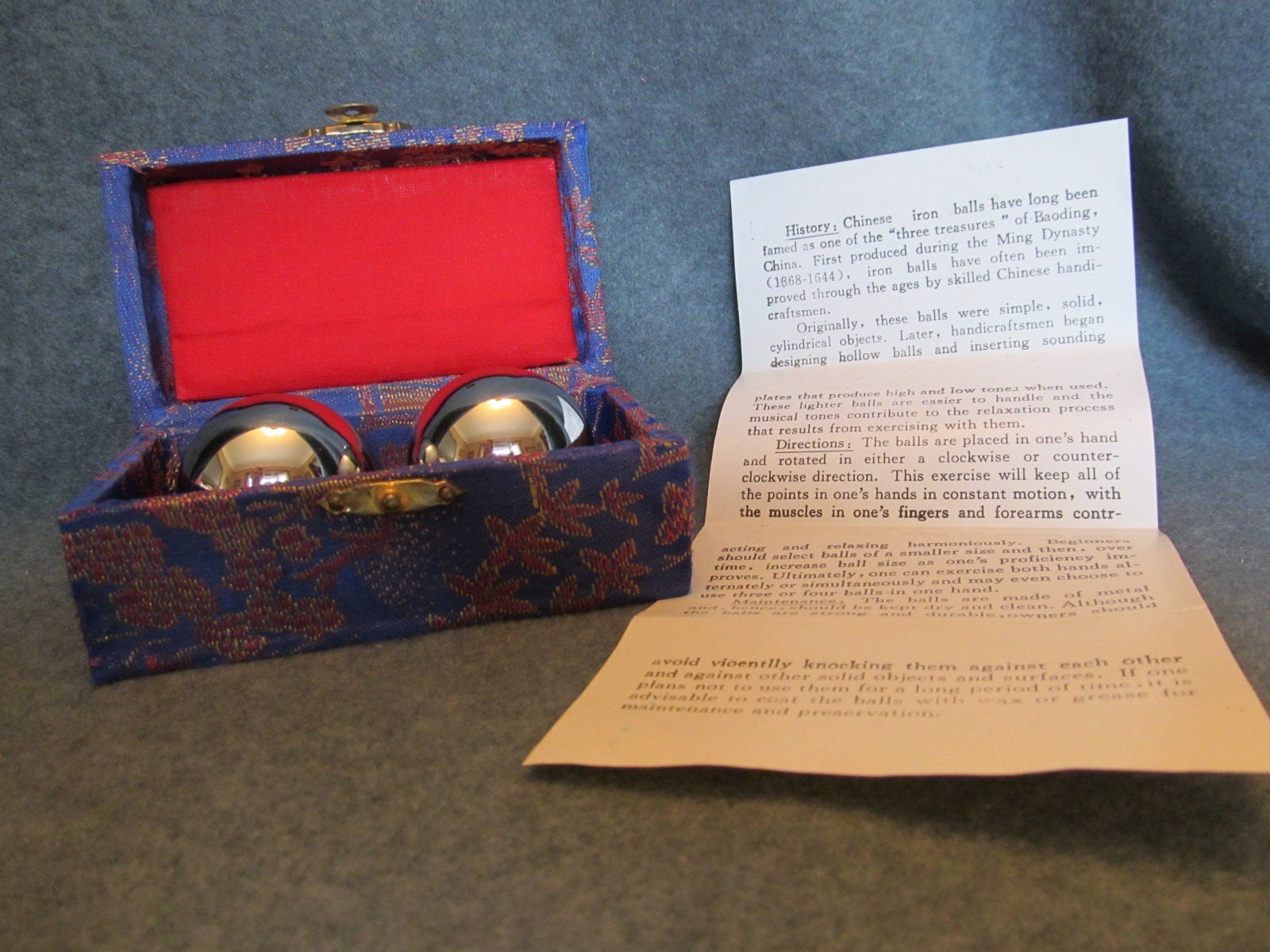 Omron Balls Chinese Chime Balls Made in China Cylindrical Etsy