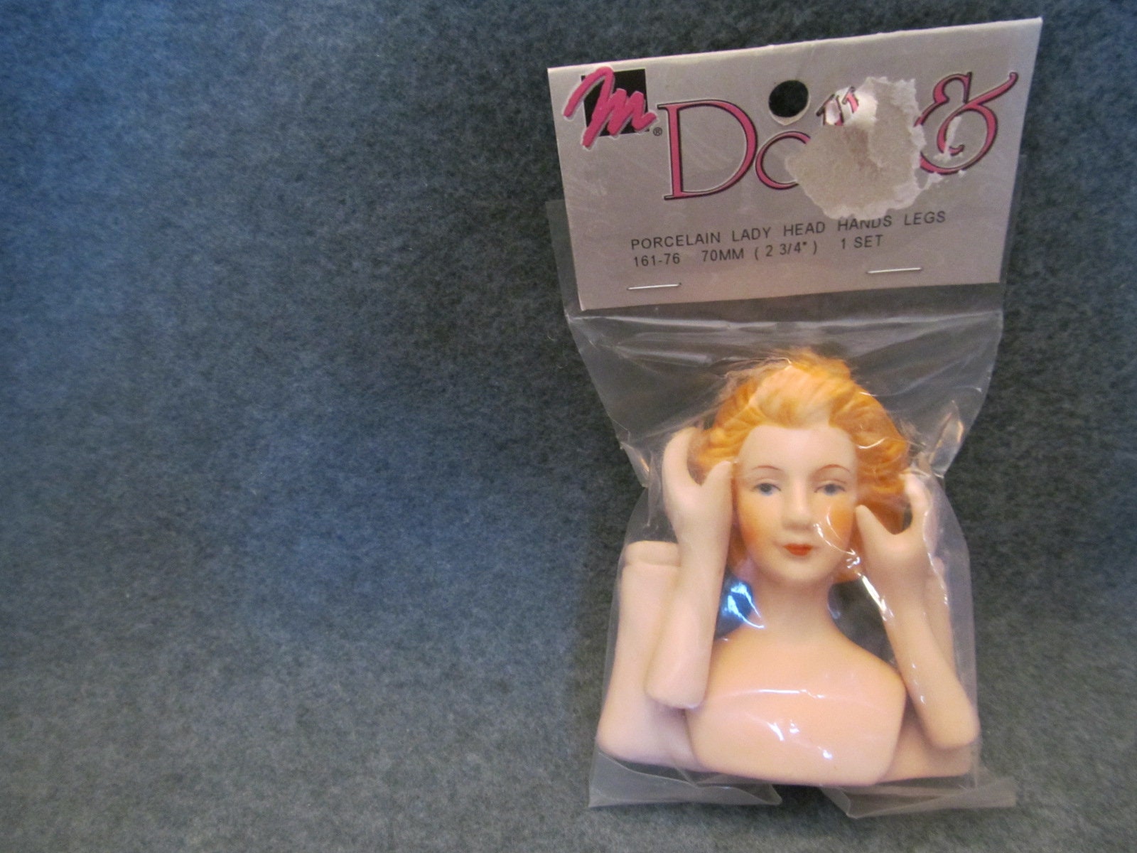 Porcelain doll head and hands set deals