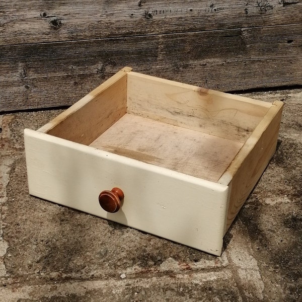 Antique Wooden Tool Box With Handle - Etsy
