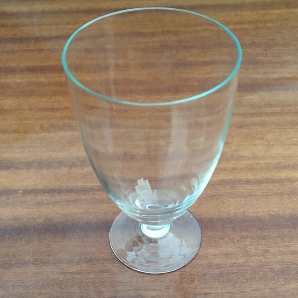 Vintage Small Liqueur Glass, Mid Century shot glass, Retro Small Bistro Glass,Hand-blown glass,Antiqeu clear glass, Home Decor, Gift