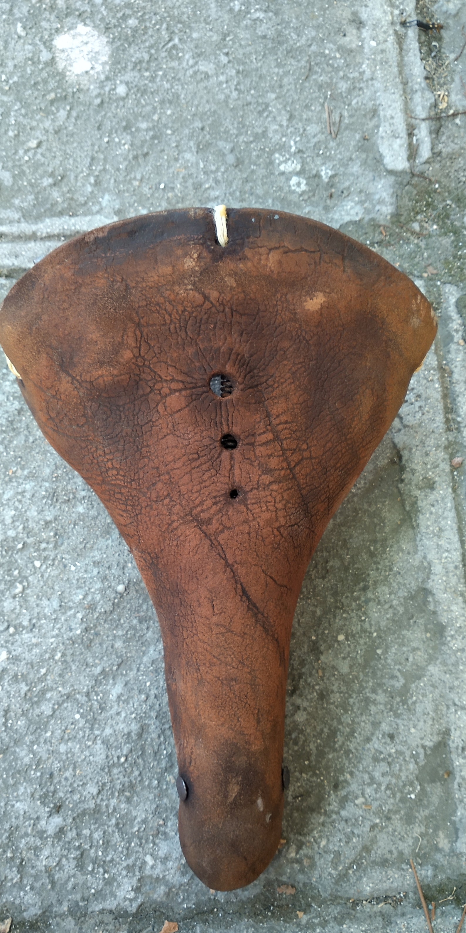 old bike seat
