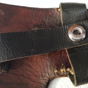 Vintage Leather Holster Retro Pistol Holster Distressed Army - Etsy