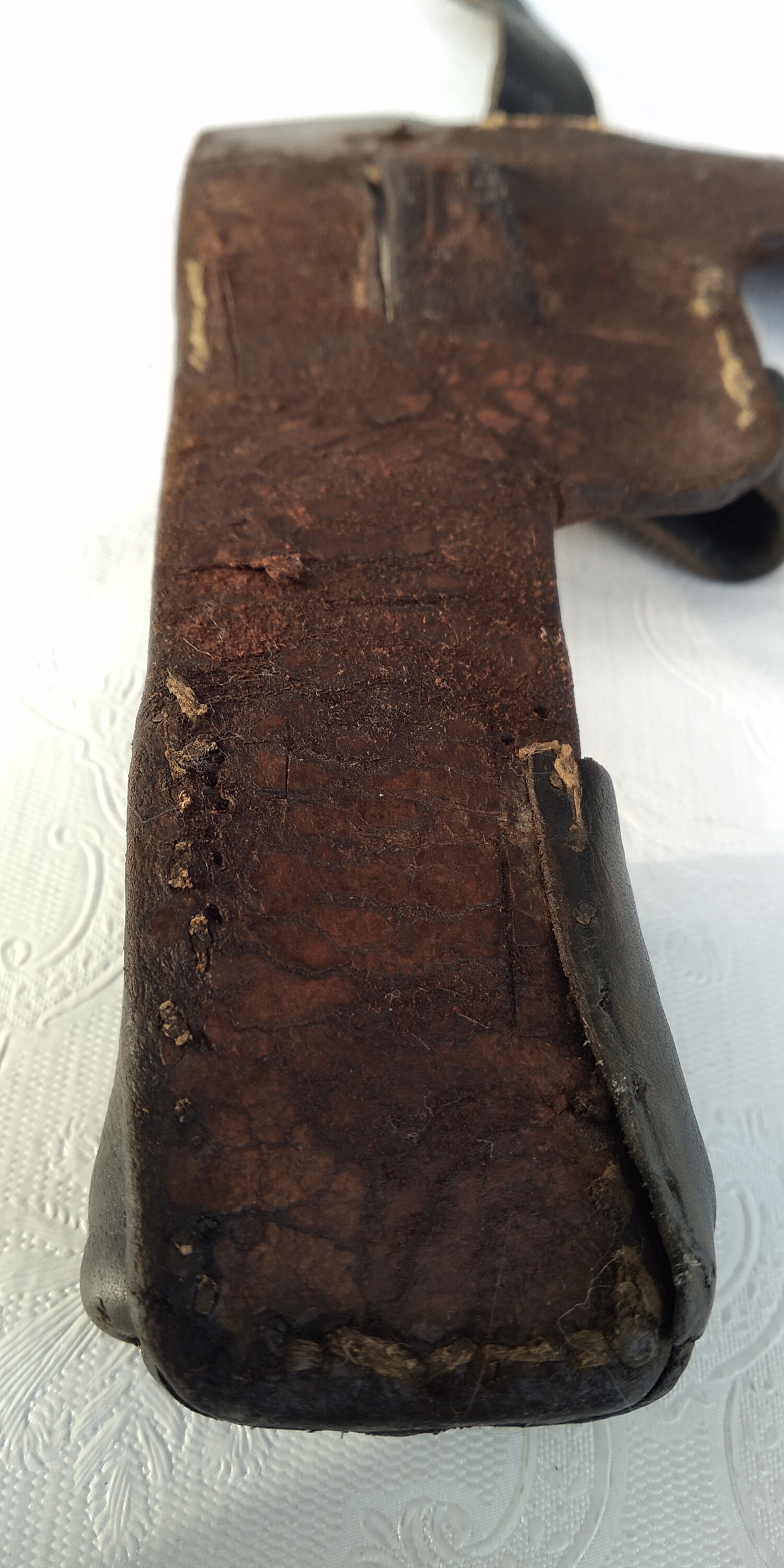 Vintage Leather Holster Retro Pistol Holster Distressed Army - Etsy