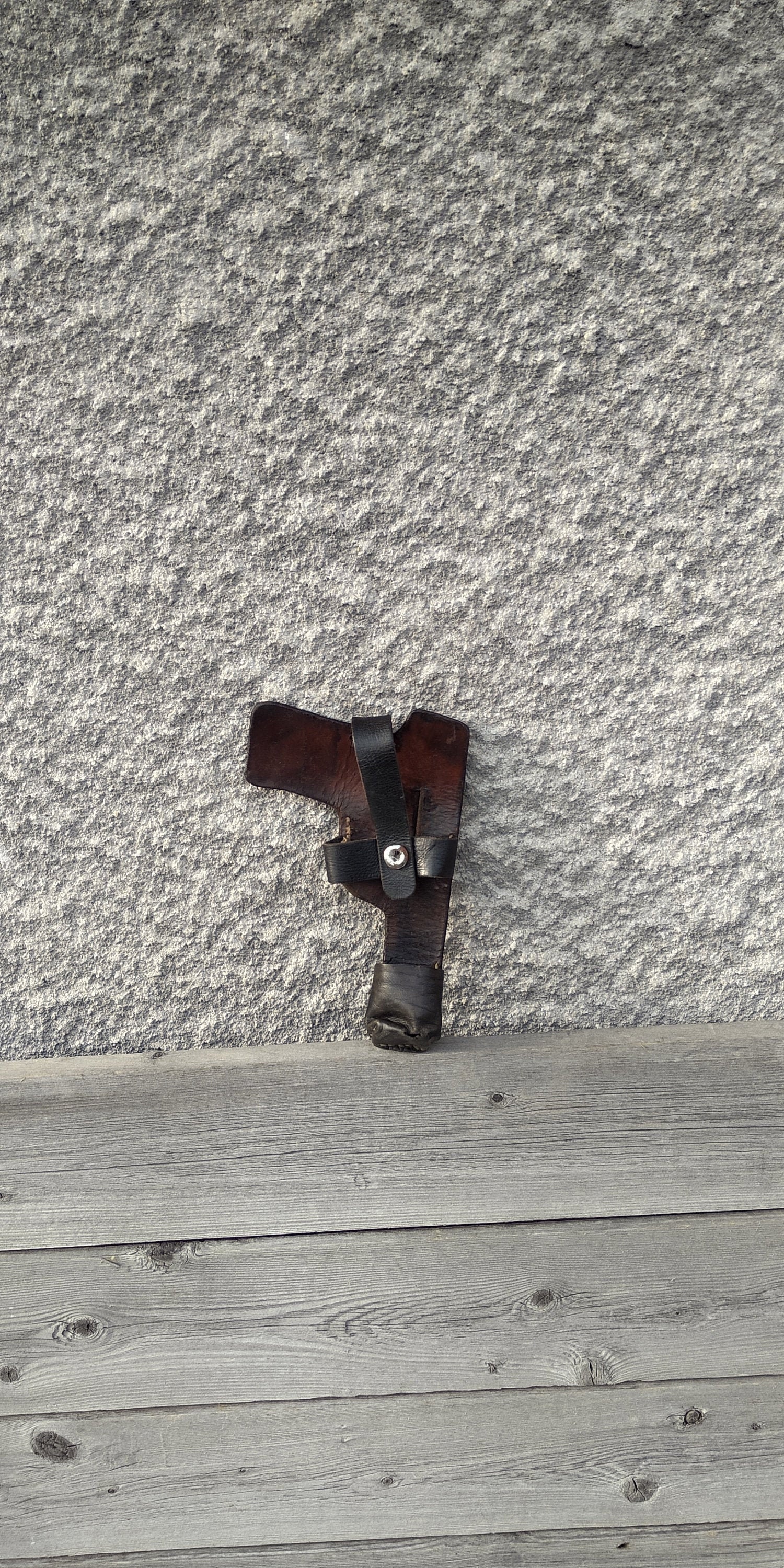 Vintage Leather Holster Retro Pistol Holster Distressed Army - Etsy