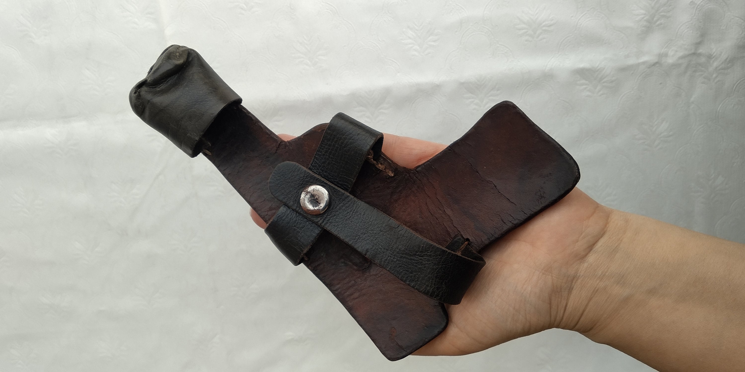 Vintage Leather Holster Retro Pistol Holster Distressed Army - Etsy