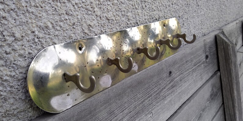 Colgante de cocina de metal vintage estante de toalla de - Etsy España