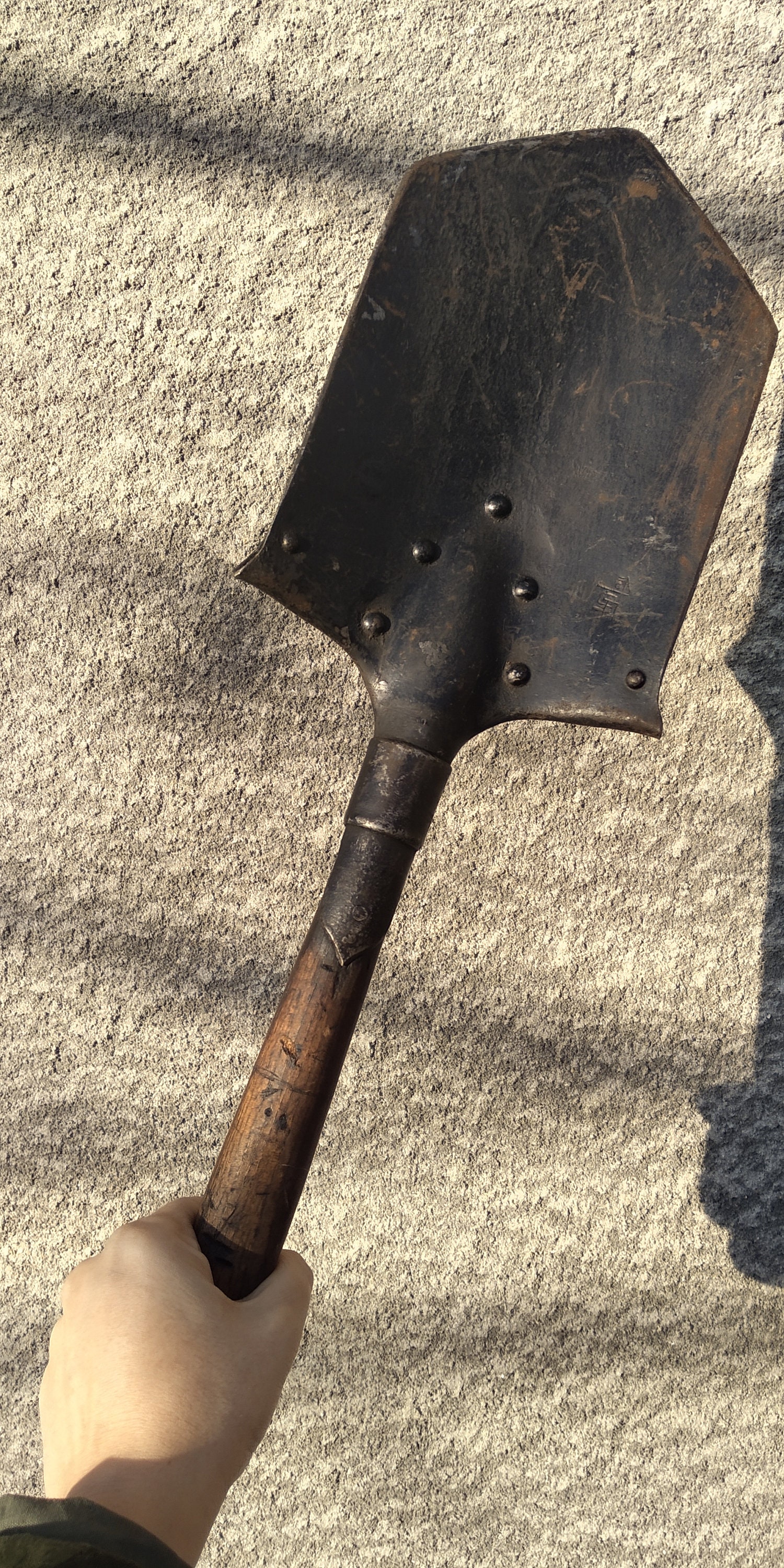 1915 Military Shovel Bleckmann Mürzzuschlag, Authentic WW1 Trench