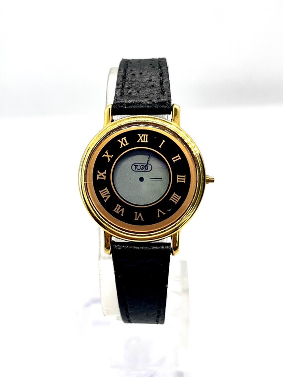 The Graduate - Vintage 80's Black/Gold-Toned Wome… - image 3