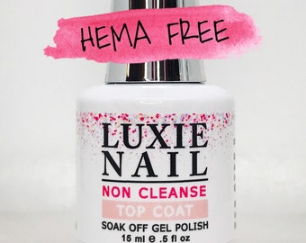 HEMA FREE No Wipe Gel Top Coat 15ml