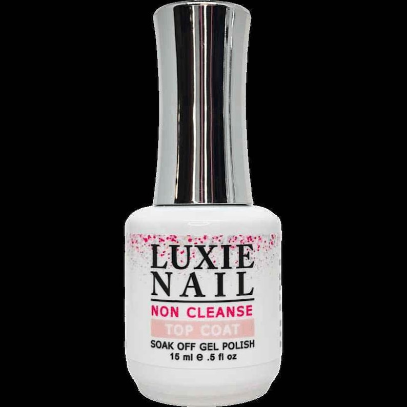 No Wipe Gel Top Coat 15ml - Luxie Nail