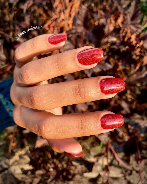 Red Wine Acrylic Nail Dip Powder 