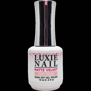 Matte Velvet Gel Top Coat 15ml - Luxie Nail