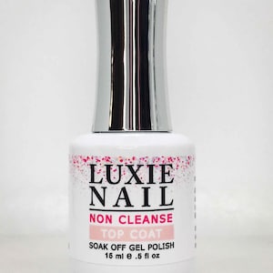 No Wipe Gel Top Coat 15ml - Luxie Nail