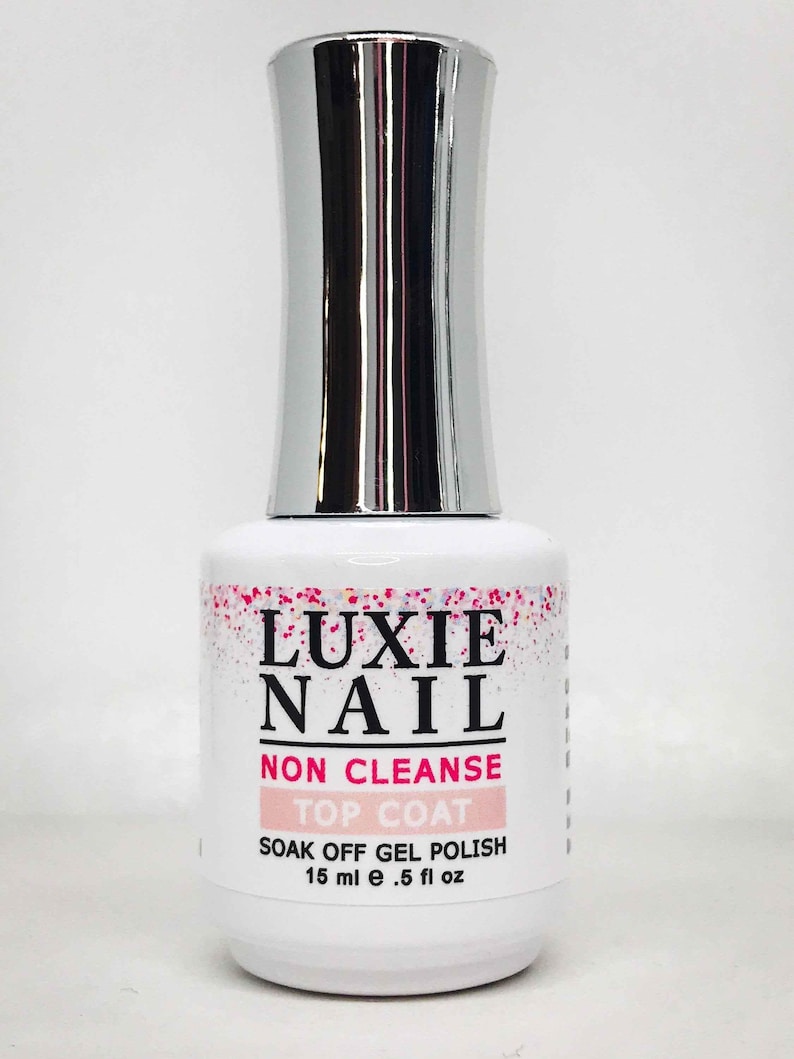 No Wipe Gel Top Coat 15ml - Luxie Nail