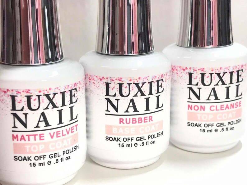 No Wipe Gel Top Coat 15ml - Luxie Nail