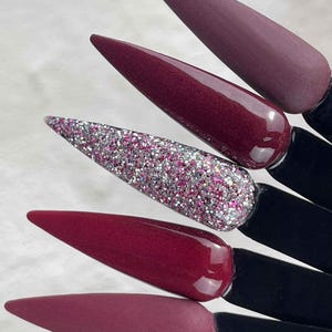 Black Cherry Collection Acrylic Nail Dip
