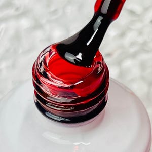 HEMA Free Jelly Glaze Glass UV Gel Polish 029 Glacier Garnet