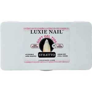 Full Coverage Soft Gel Tips- Stiletto Medium