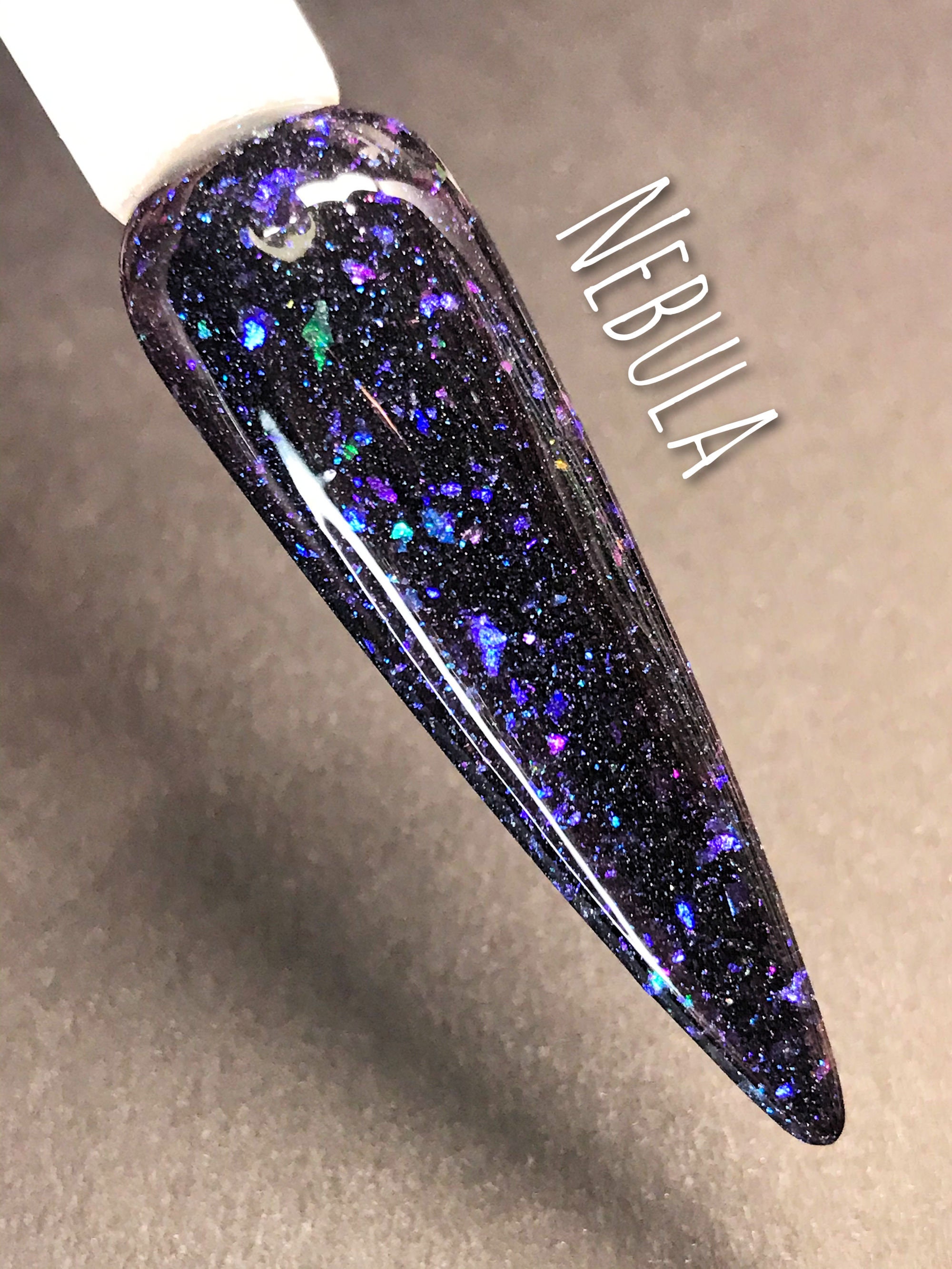 Nebula Flake Acrylic Nail Dip Powder