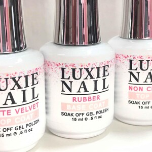 Matte Velvet Gel Top Coat 15ml - Luxie Nail