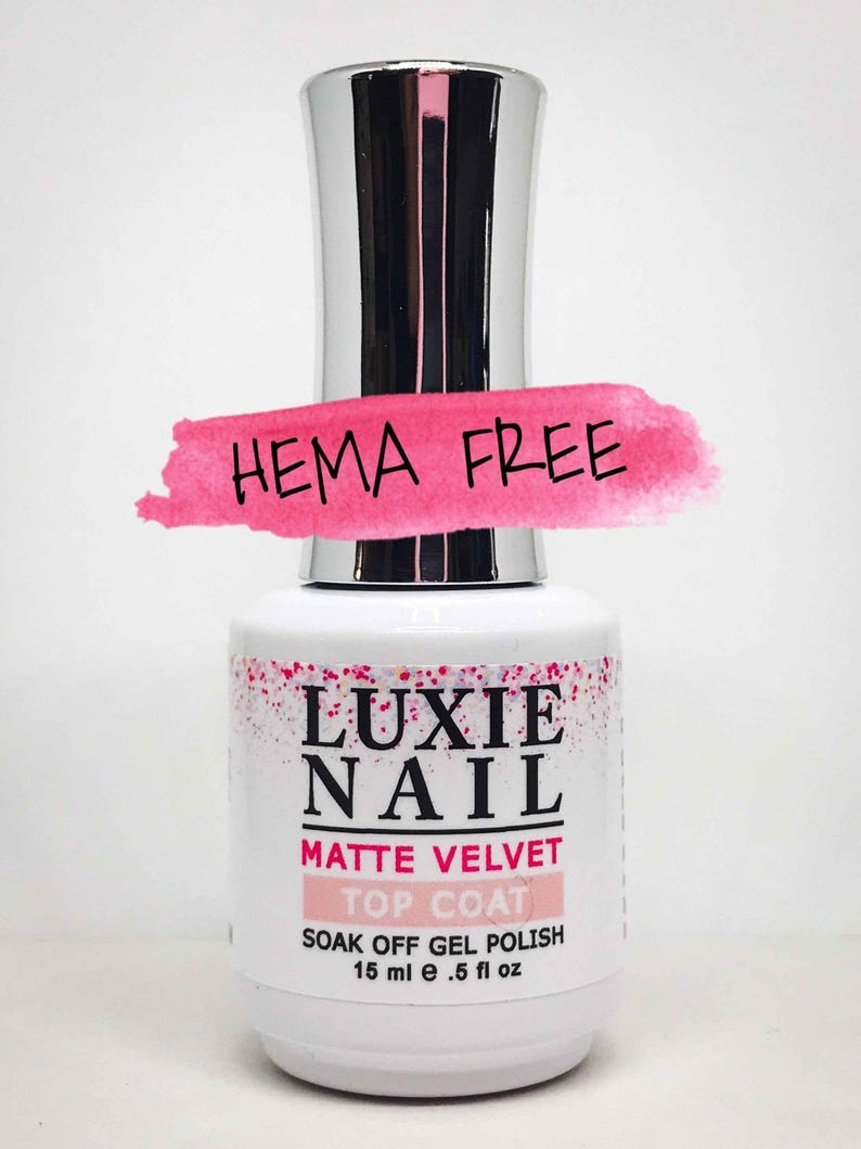 Matte Velvet Gel Top Coat 15ml - Luxie Nail