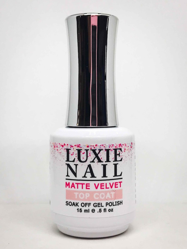Matte Velvet Gel Top Coat 15ml - Luxie Nail