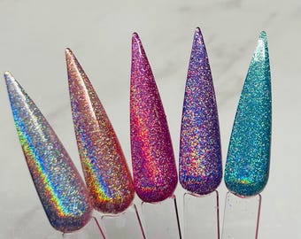 Holo Halo Laser Nail Powder Set of 5