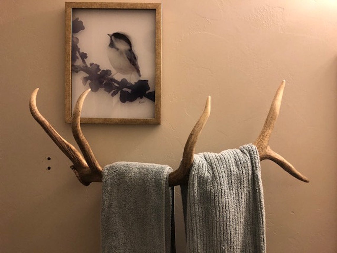 Real Elk Antler Towel Racks typical and non typical antlers Etsy
