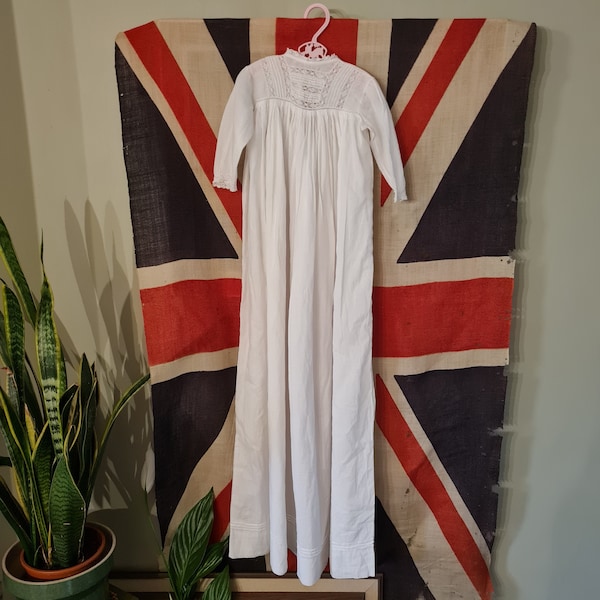 Gorgeous Vintage Cotton Christening Gown/Nightdress