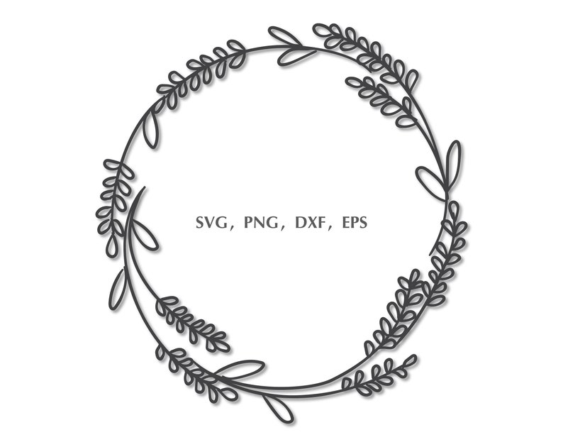 Free Free 319 Silhouette Flower Wreath Svg SVG PNG EPS DXF File