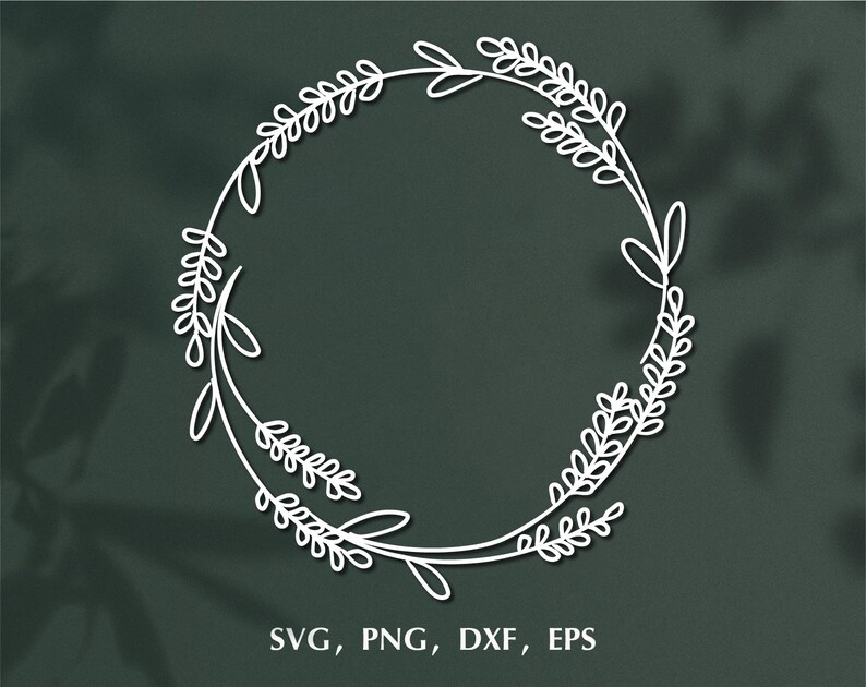Free Free 124 Silhouette Flower Wreath Svg Free SVG PNG EPS DXF File