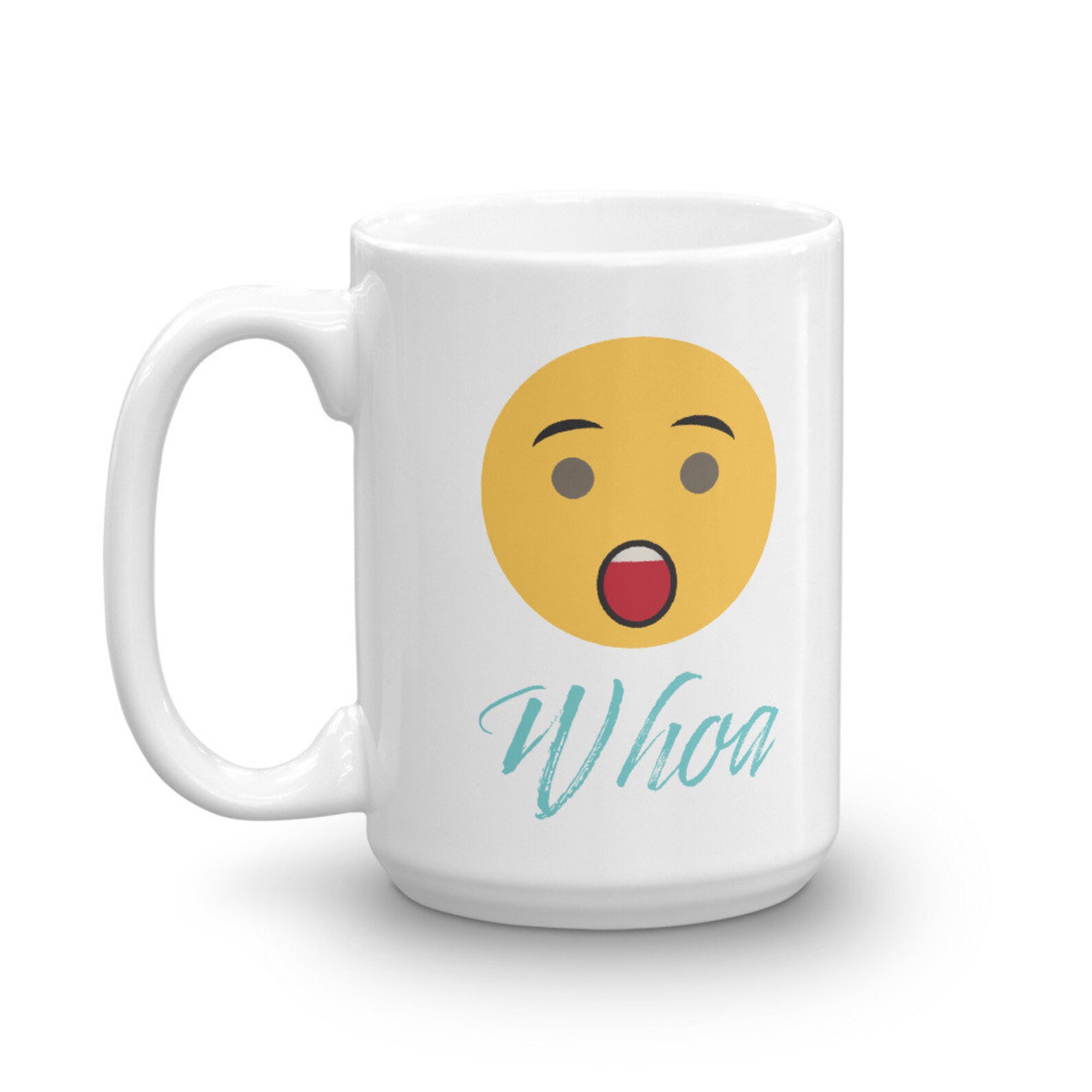Emoji Coffee Mug whoa Whoa Emoji Coffee Mug Etsy