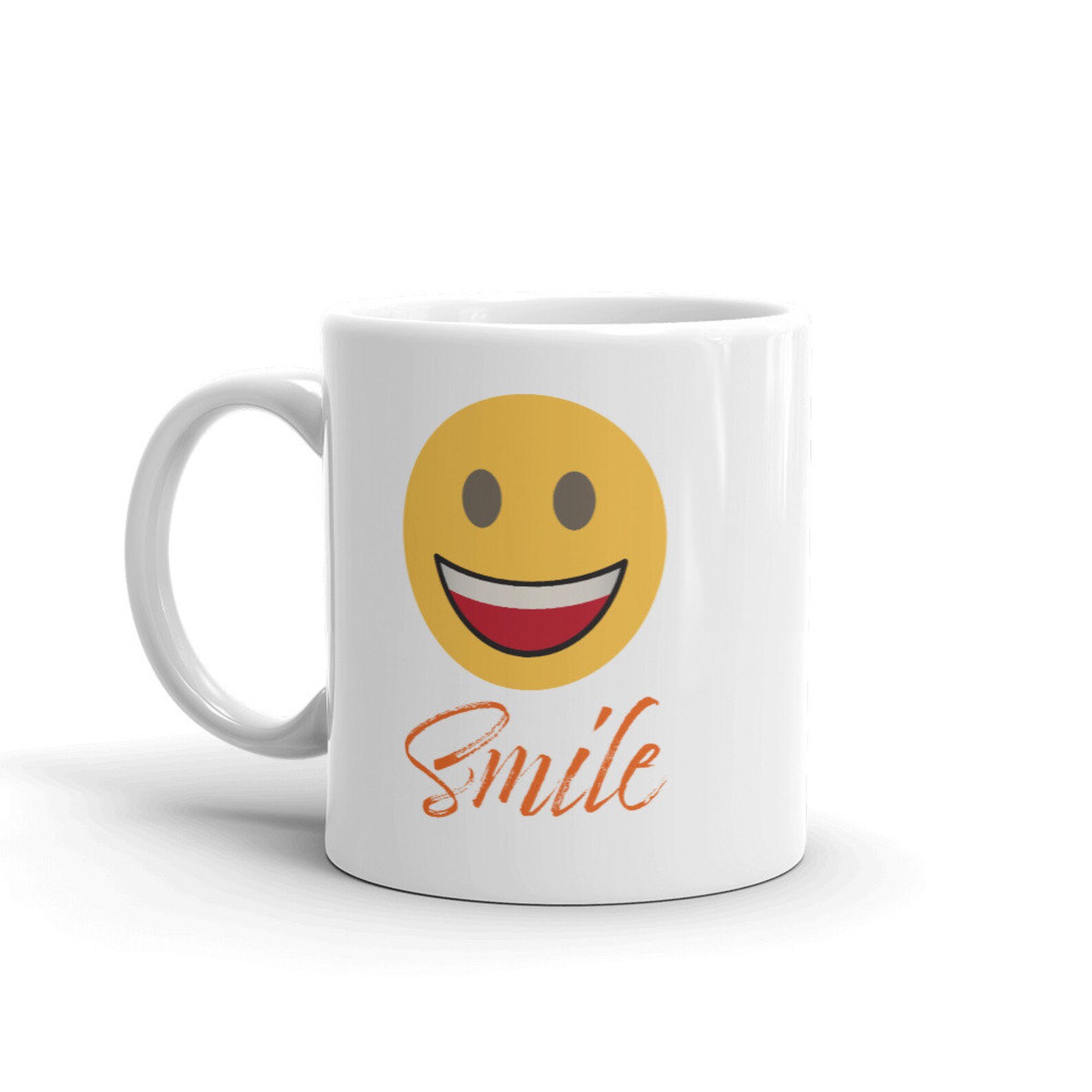 Emoji Coffee Mug Smile Smile Emoji Coffee Mug Etsy