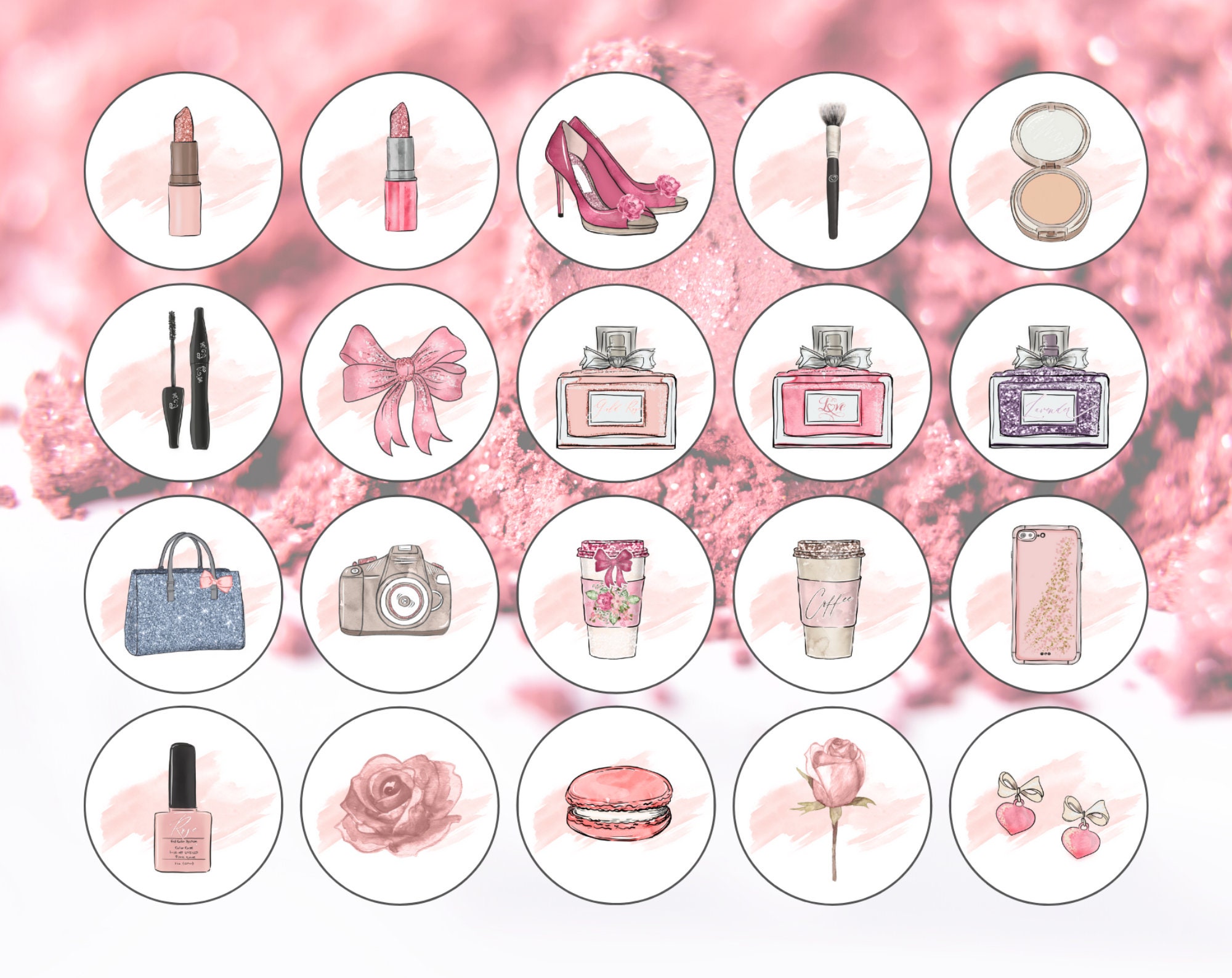 Instagram Story Highlight Covers Pink Make Up Beauty Icons Etsy instagram-story-highlight-covers-pink-make-up-beauty-icons-etsy