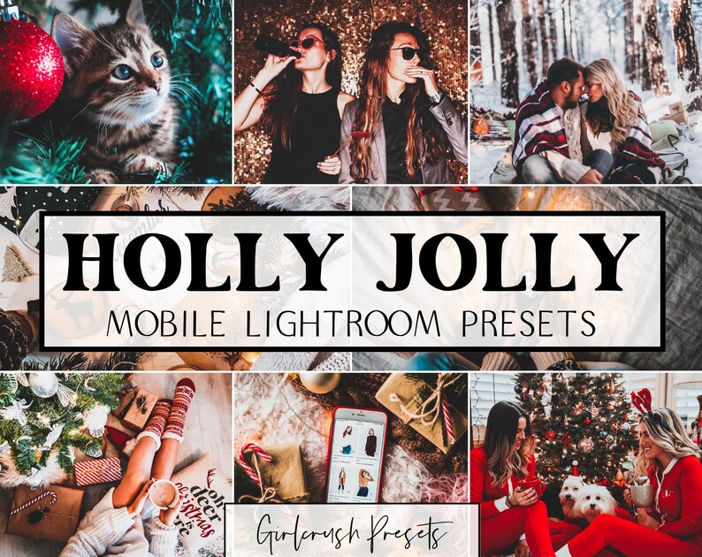 Mobile Lightroom Presets  HOLLY JOLLY Lightroom Mobile image 1