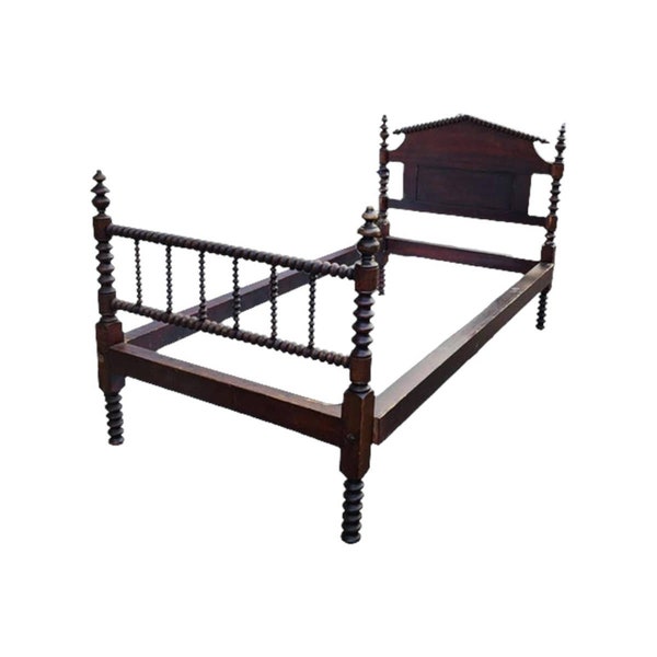 Antique Spool Bed Etsy