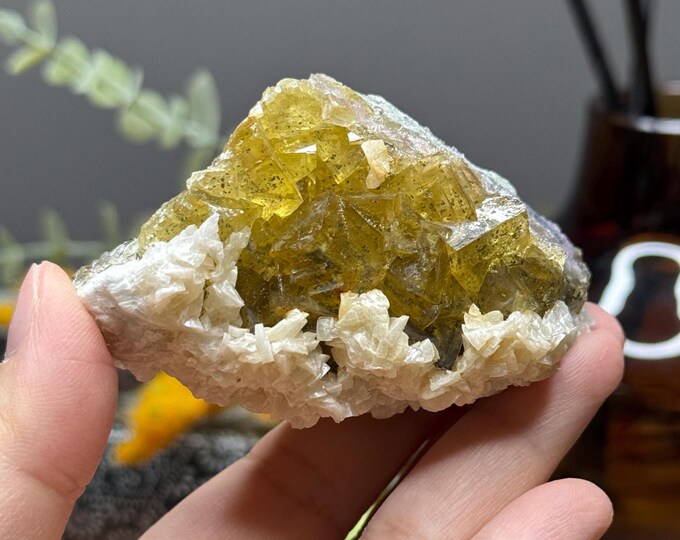 Spanish Yellow Fluorite Specimen